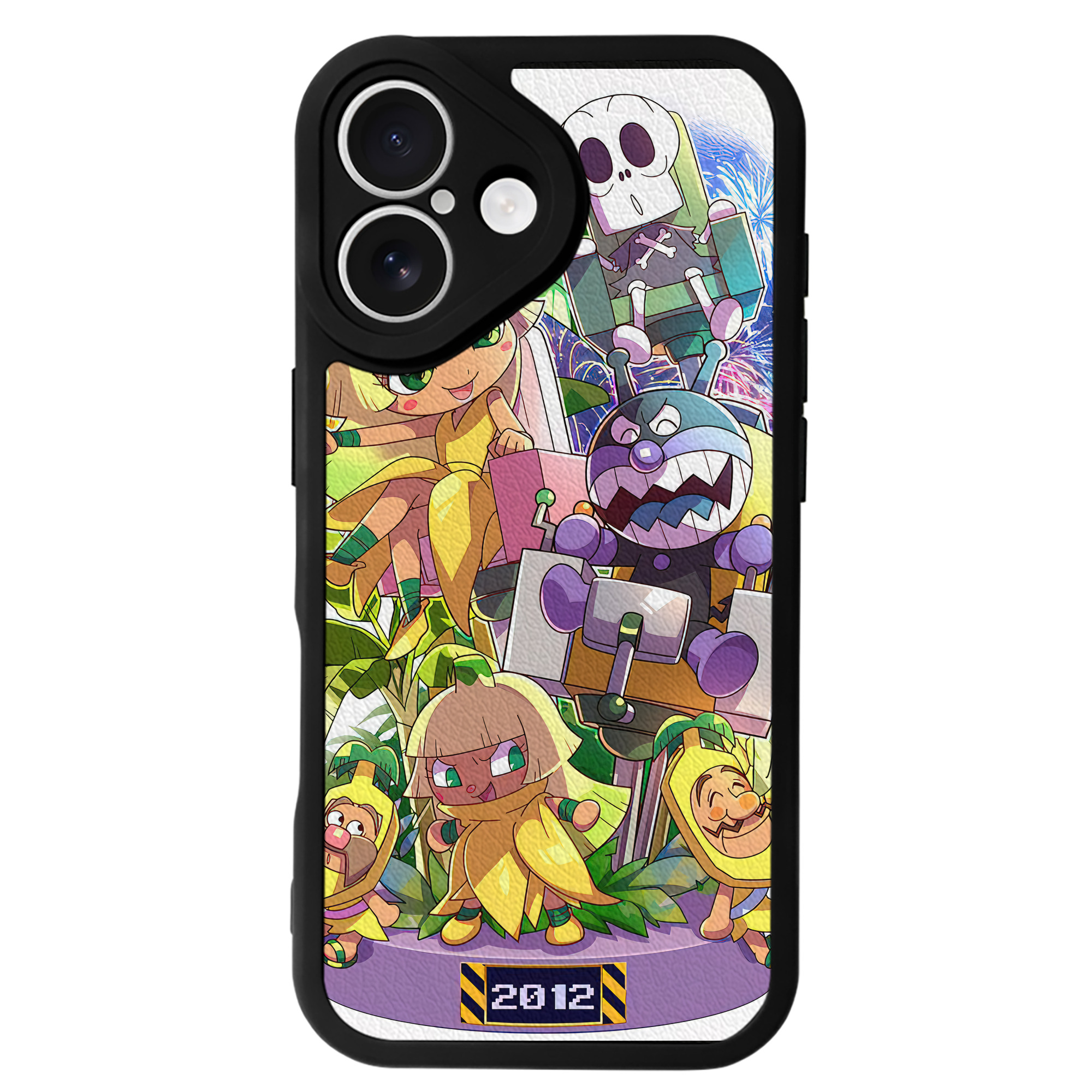 （画像用） アンパンマン Anpanman 【iPhone 16シリーズ対応】シリコンスマホケース（レザー調） 材質：シリコン